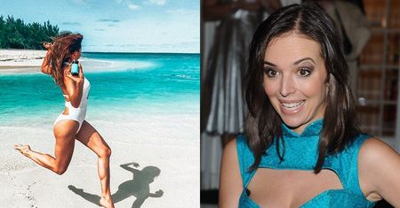 Ania Wendzikowska zabrała na plażę tabletki wspierające metabolizm i skacze z nimi na piasku. Fani: "Jak sarenka!"