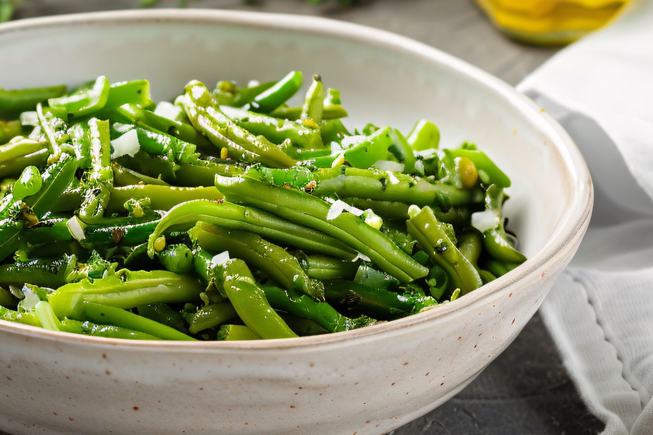 French twist to classic green beans enhances winter meals