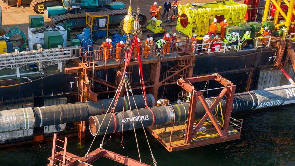 Nord Stream 2 został ukończony i teraz trwają prace przy uruchamianiu. 