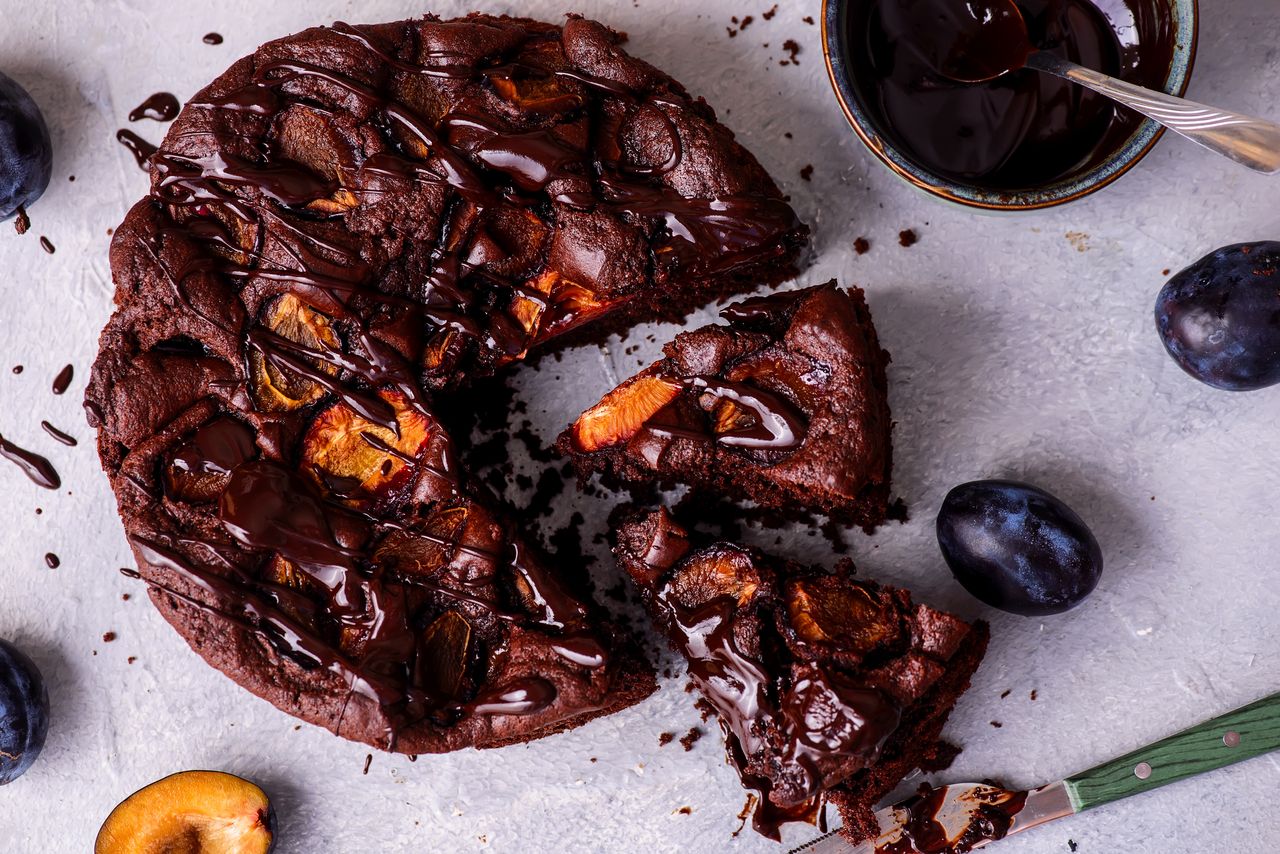 Plum-perfect chocolate cake: The ultimate autumn bake