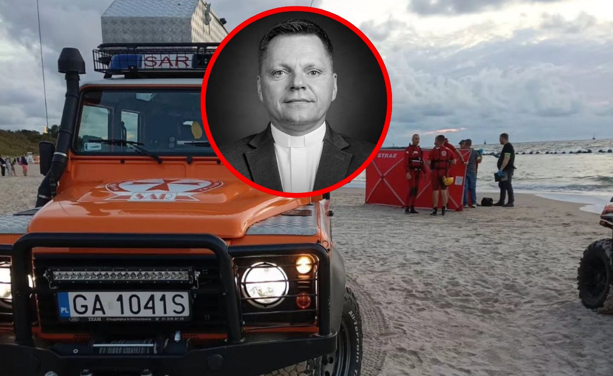 Tragedia na plaży w Darłowie: Ksiądz Cieszyński utonął pomimo czerwonych flag – co ukrywa śledztwo