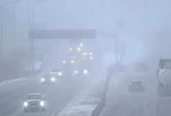 Śnieżyce w Polsce. Poważny wypadek koło Mławy na S7