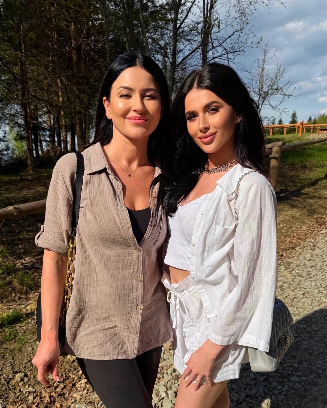 Roksana Węgiel z mamą