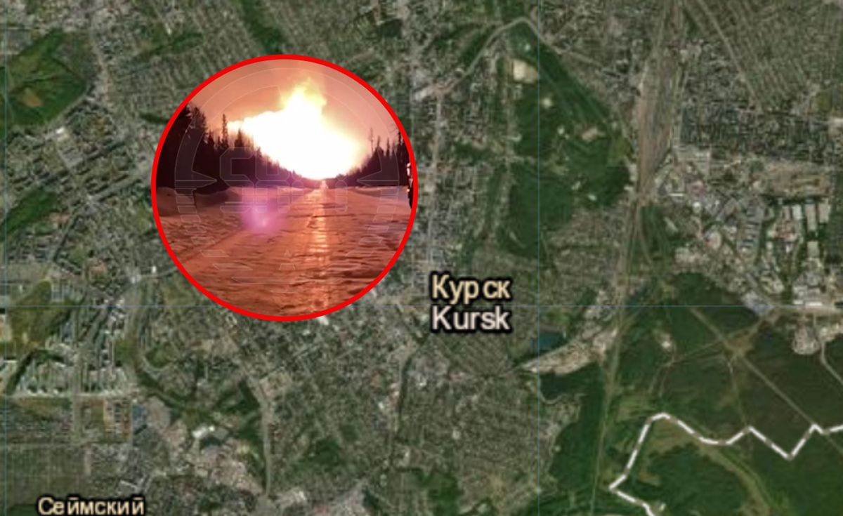  Panika w Rosji. Atak na skład ropy w Kursku, pożar gazociągu