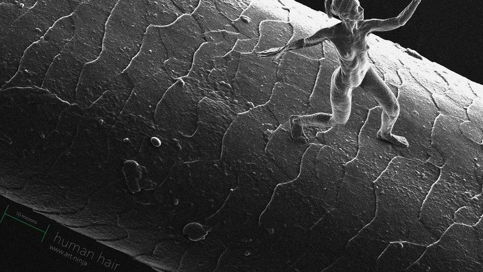 Fascynujące połączenie sztuki i technologii: rzeźby mniejsze od średnicy ludzkiego włosa 1