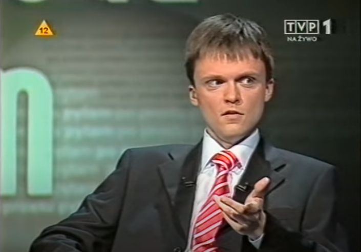 Szymon Hołownia za czasów talk-show w TVP