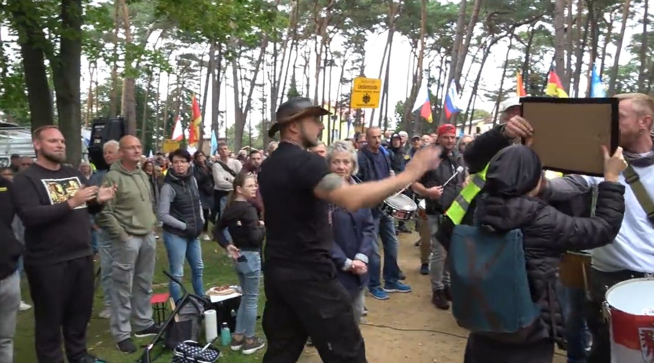 Prorosyjski protest w Niemczech. Doszło do incydentu 