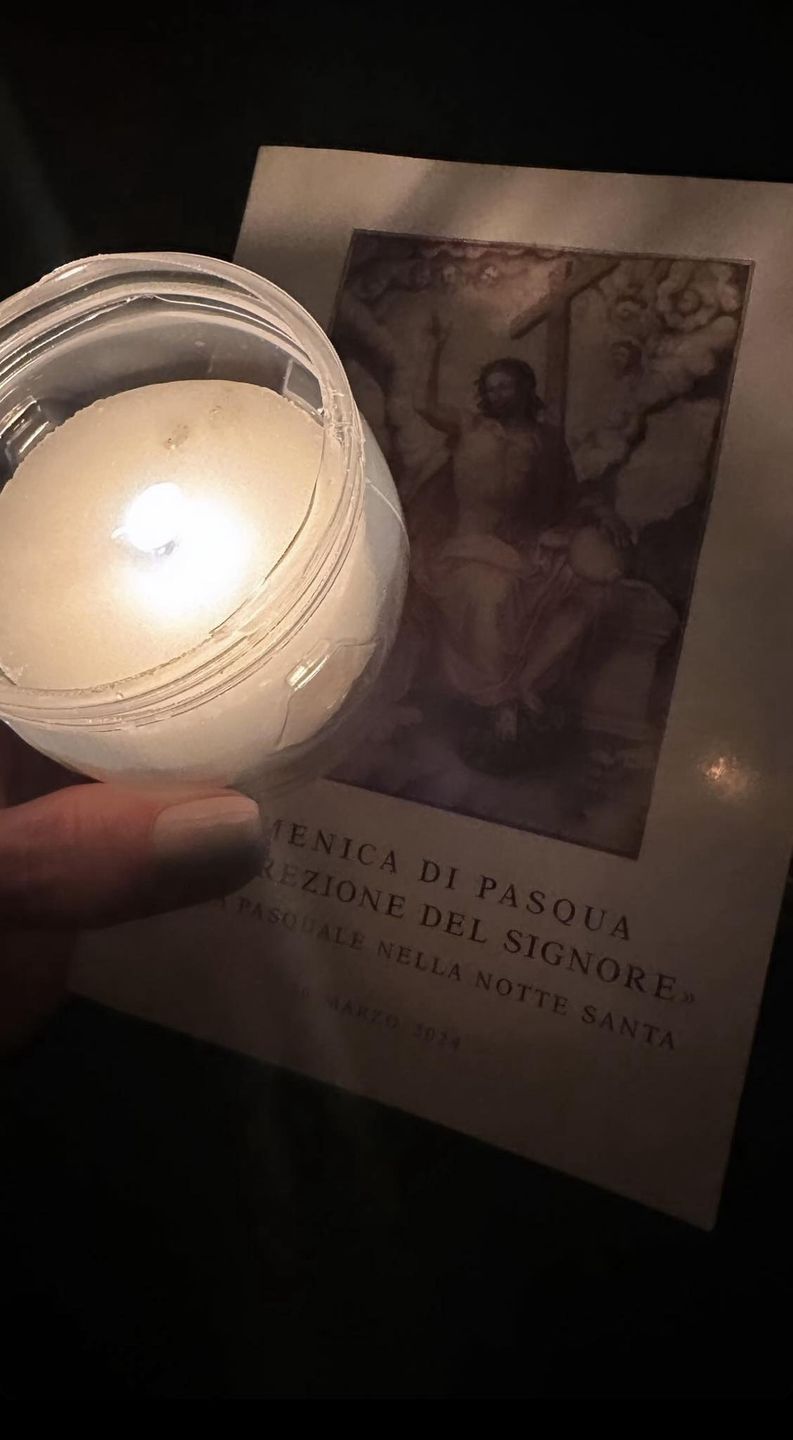 Szykowna Małgorzata Kożuchowska celebruje święta wielkanocne w Rzymie