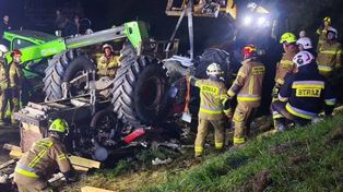 Traktor zmiażdżył kolegów. 17-latek nie miał uprawnień