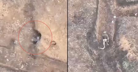 "Kat Putina" w popłochu uciekał. Biegł bez spodni