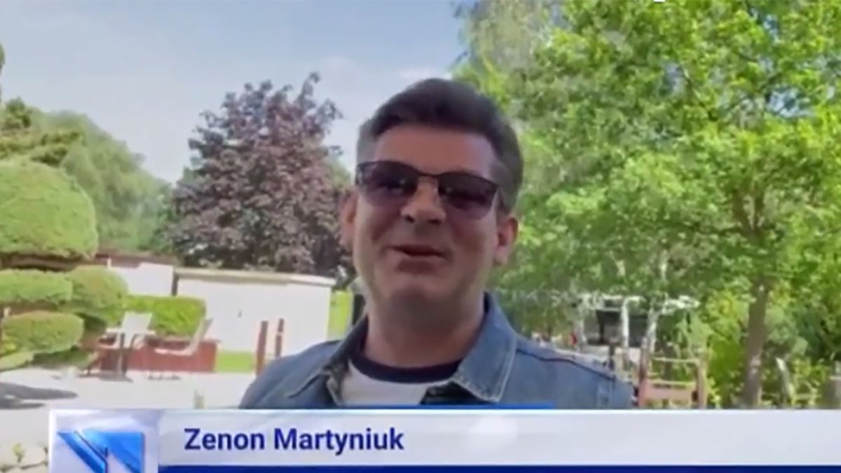 Gwiazdor disco polo Zenon Martyniuk wystąpił w TVP w materiale na temat roju meteorów