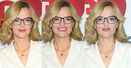 Uśmiechnięta Monika Zamachowska na ściance. Opuchlizna już zeszła? (FOTO)