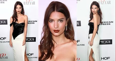 Kendall Jenner, Emily Ratajkowski i Salma Hayek na imprezie "Harper's Bazaar" (ZDJĘCIA)