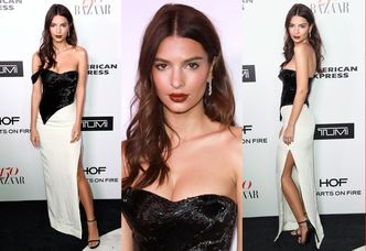 Kendall Jenner, Emily Ratajkowski i Salma Hayek na imprezie "Harper's Bazaar" (ZDJĘCIA)
