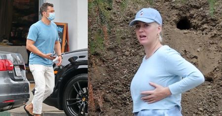 Zrelaksowana Katy Perry świętuje 36. urodziny, spacerując z mężem i pieskiem (ZDJĘCIA)