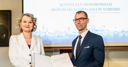 Jakub Piszczek Konsulem Honorowym Republiki Słowackiej w Toruniu