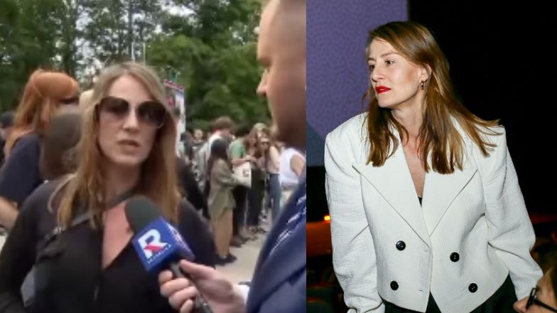 Maja Ostaszewska kontra reporter TV Republika