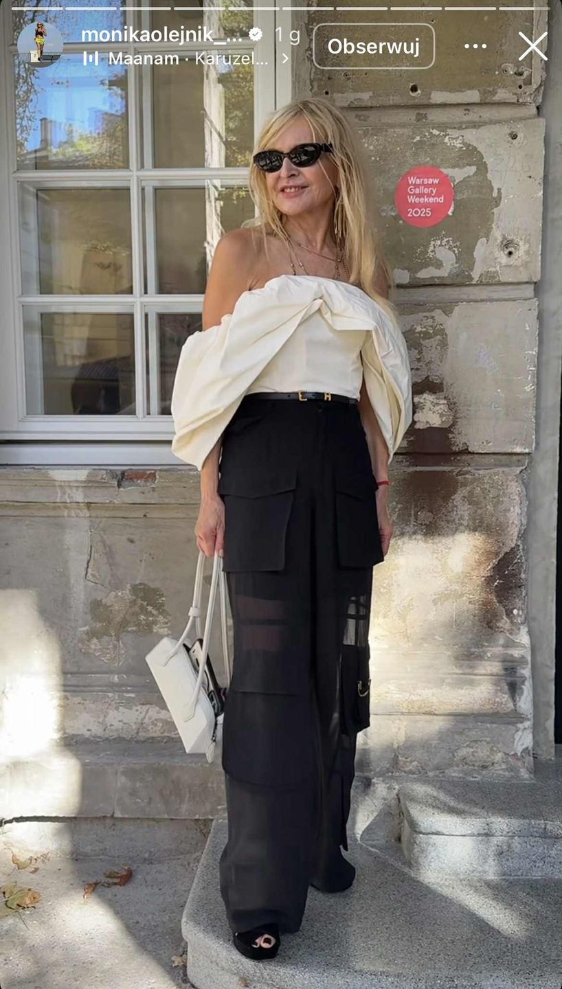 Monika Olejnik zapozowała w szykownej stylizacji 
