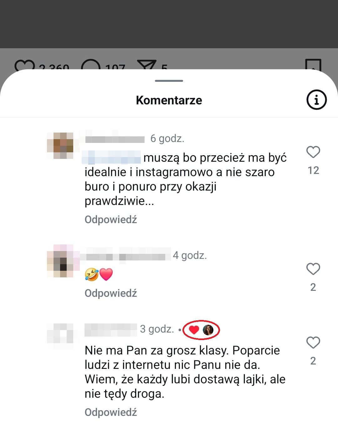 Cicha wymiana zdań Kaczorowskiej i Peli