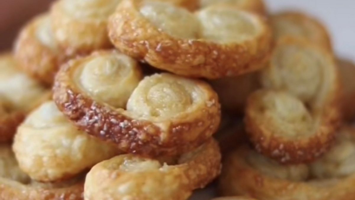 Mini palmiery z 3 składników. 