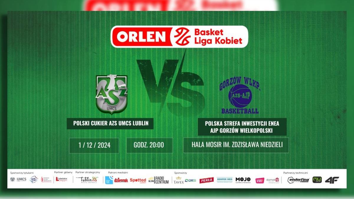 grafika Polski Cukier AZS UMCS Lublin - PSI Enea AJP Gorzów Wielkopolski