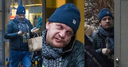 Odmieniony Bartosz Żukowski robi przebieżkę do sklepu po produkty pierwszej potrzeby: wegański napój i papierosy (ZDJĘCIA)