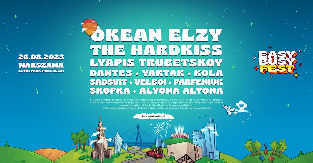 Українські зірки запрошують на Easy Busy Fest, який пройде у Варшаві