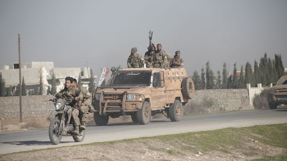 Aleppo, Syria after Operation Dawn of Freedom
TAL RIFAAT, SYRIA - DECEMBER 3: Syrian National Army fighters drive their vehicles from Aleppo to the Manbij frontline as part of Operation Dawn of Freedomon December 3, 2024 in Aleppo, Syria. (Photo by Zana Halil/ dia images via Getty Images)
dia images