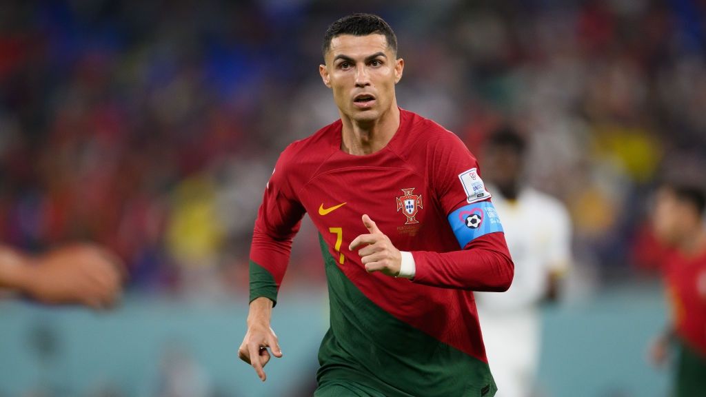 Portugalczyk Cristiano Ronaldo wystąpi na mundialu 6. raz.