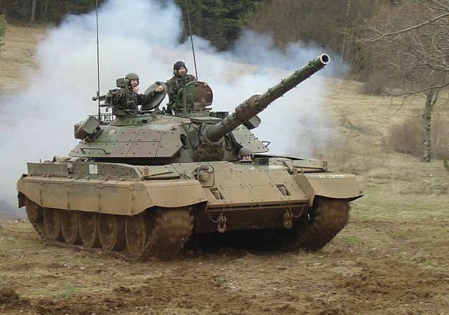 Slovenian M-55S tank
