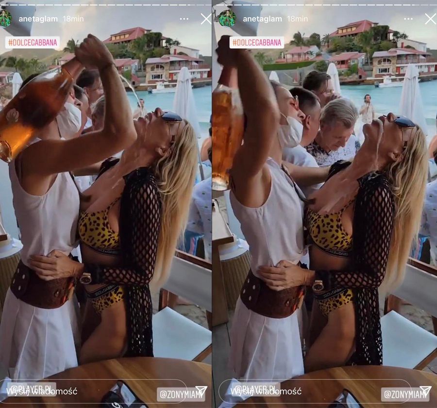 Aneta Glam z "Żon Miami" bawi się na wakacjach 