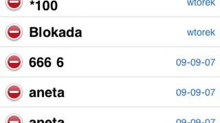 Usuń pojedyncze pozycje z listy połączeń w iPhonie 1