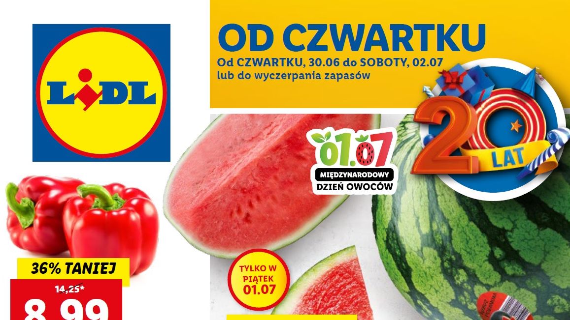 Lidl gazetka od czwartku 30 czerwca [30.06 22]