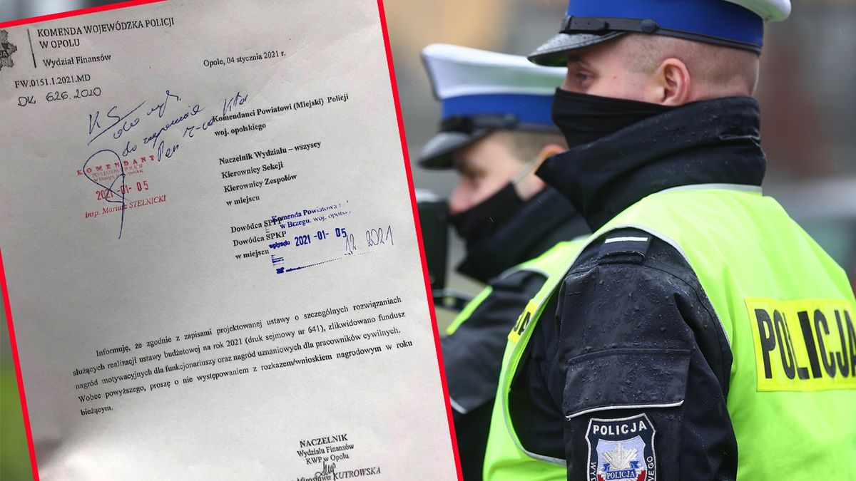 Premii w policji nie będzie