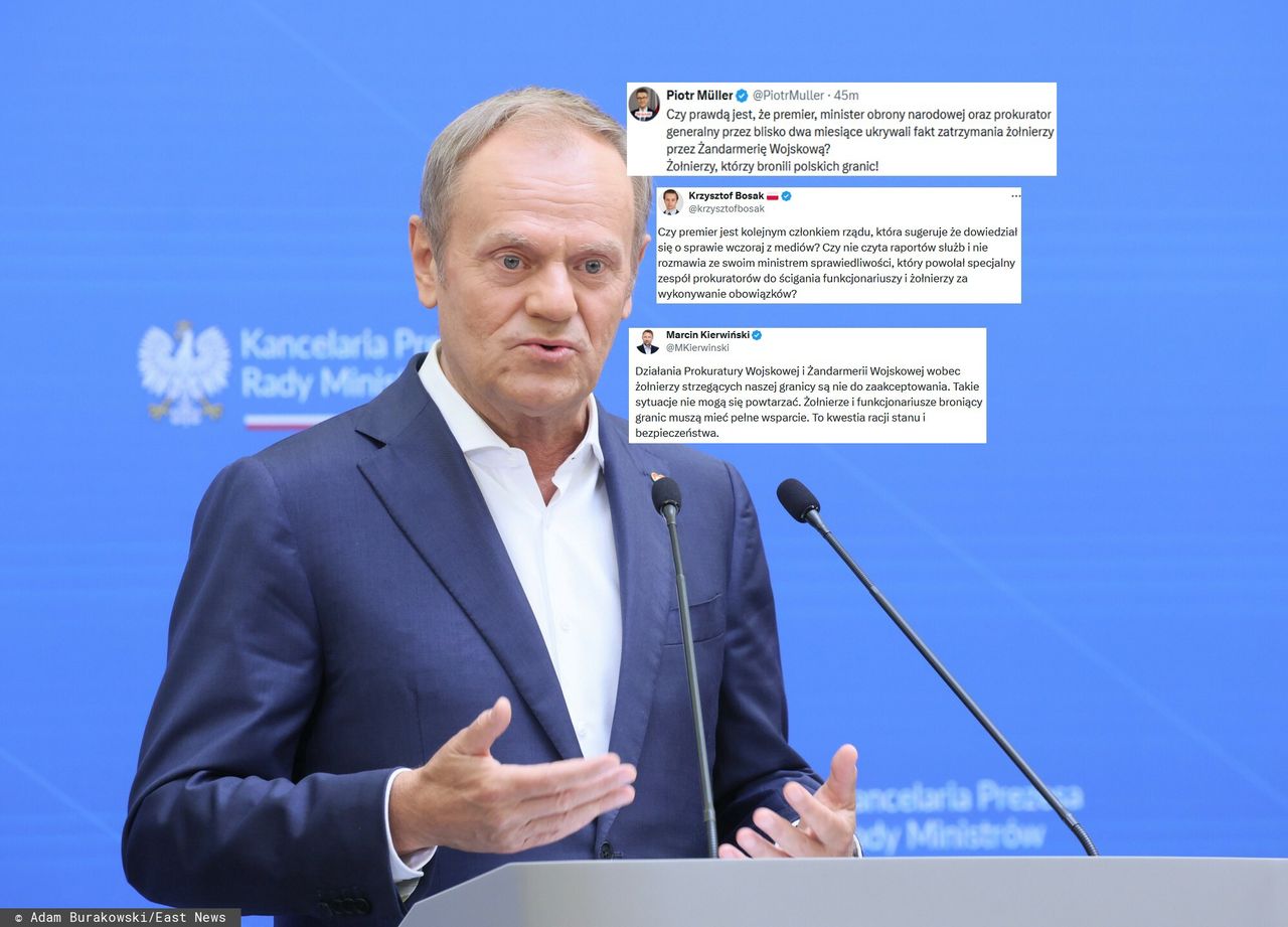 Tusk zareagował ws. żołnierzy. W sieci od razu lawina