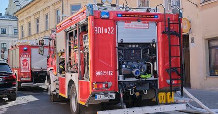 Nieznana substancja na terenie budowy zakładu Biomed Lublin. Na miejscu grupa ratownictwa chemiczno-ekologicznego