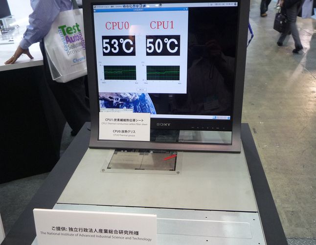 Sony demos best thermal pad ever (fot. techon.nikkeibp.co.jp)