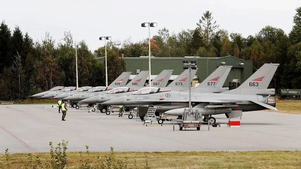 Myśliwce F-16 norweskich sił powietrznych