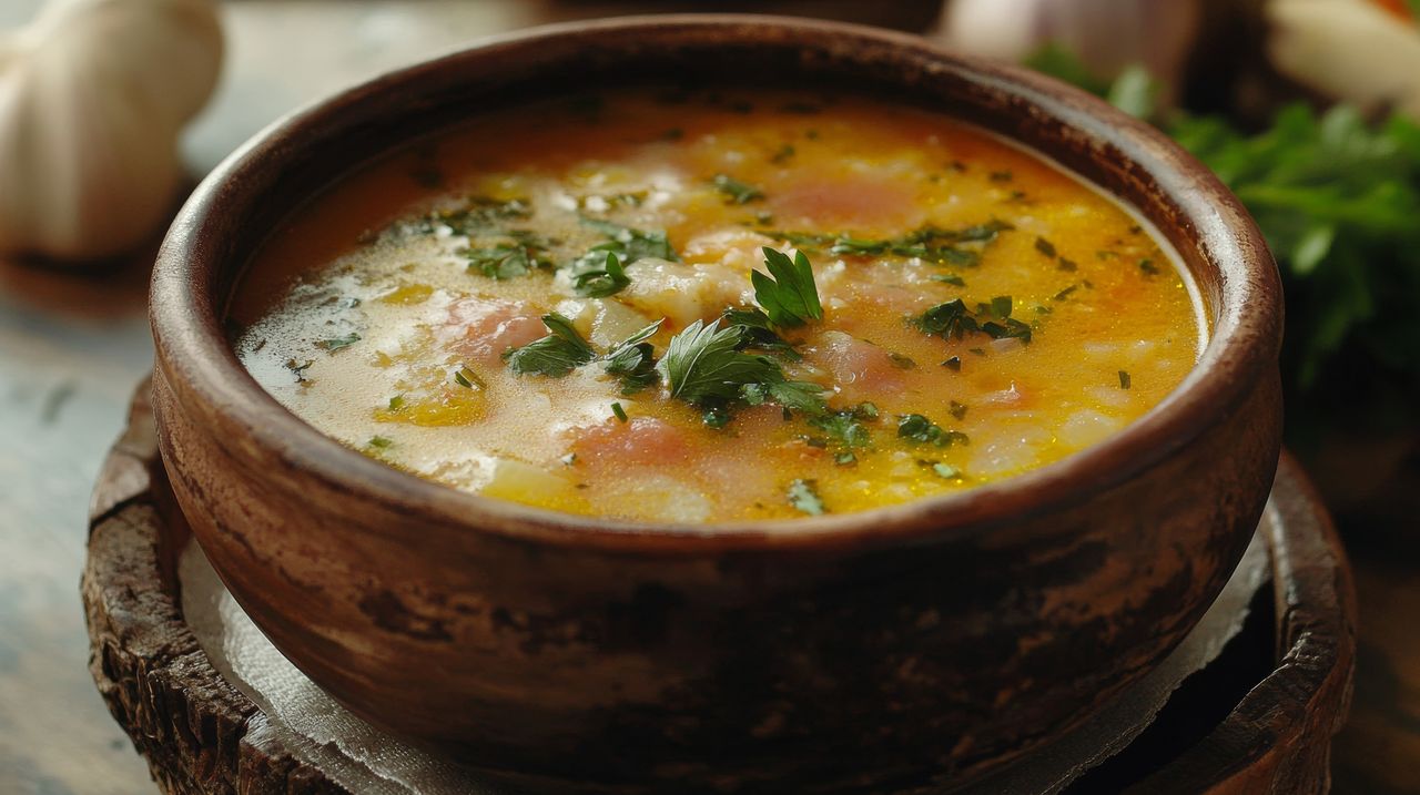 Discover the bold flavours of Bulgarian pileshka soup