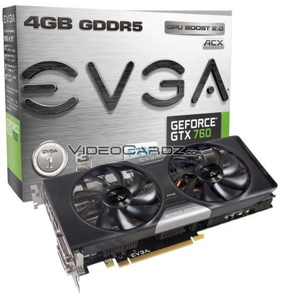 EVGA GeForce GTX 760 FTW 4GB karta graficzna zdjęcie opakowanie