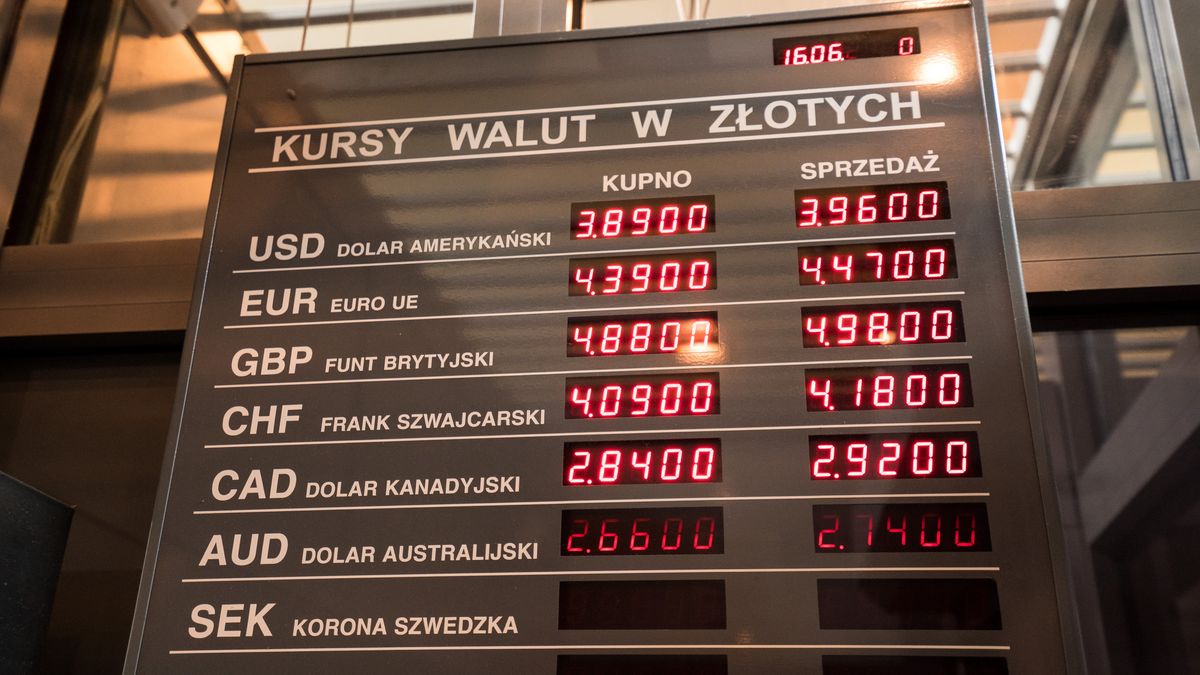 Kursy walut. Złoty jest stabilny, podobnie jak inne waluty rynków wschodzących.