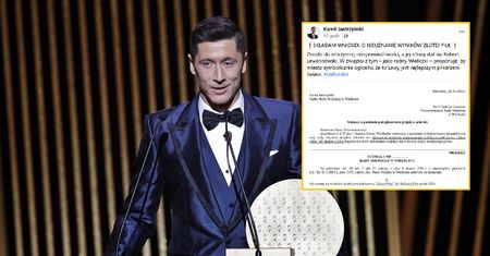 Złota Piłka nie dla Lewandowskiego. Jest wniosek o nieuznanie wyników