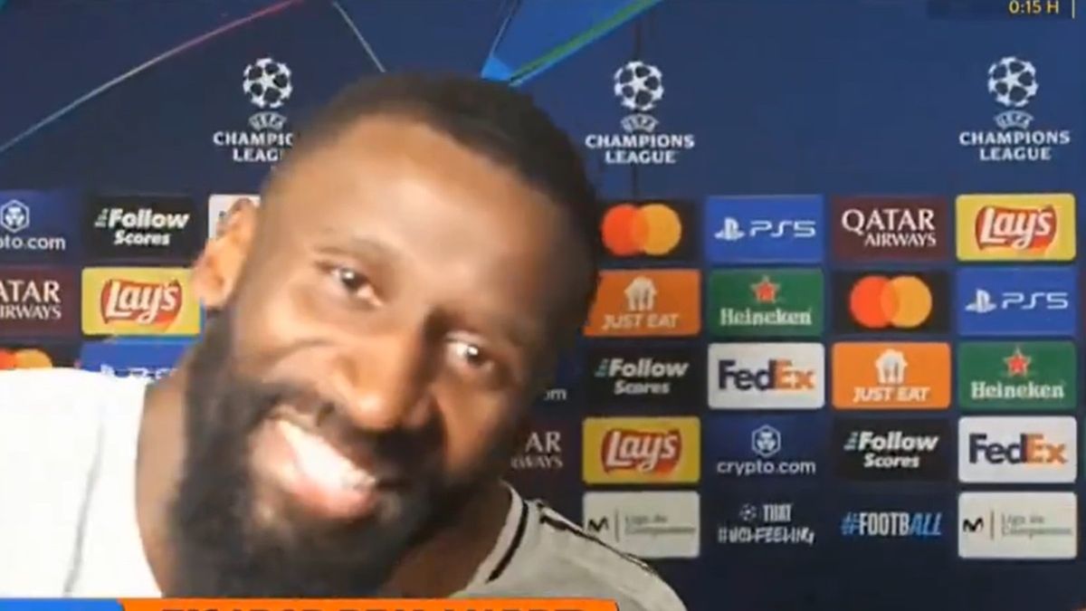 Antonio Ruediger przerwał wywiad z Endrickiem