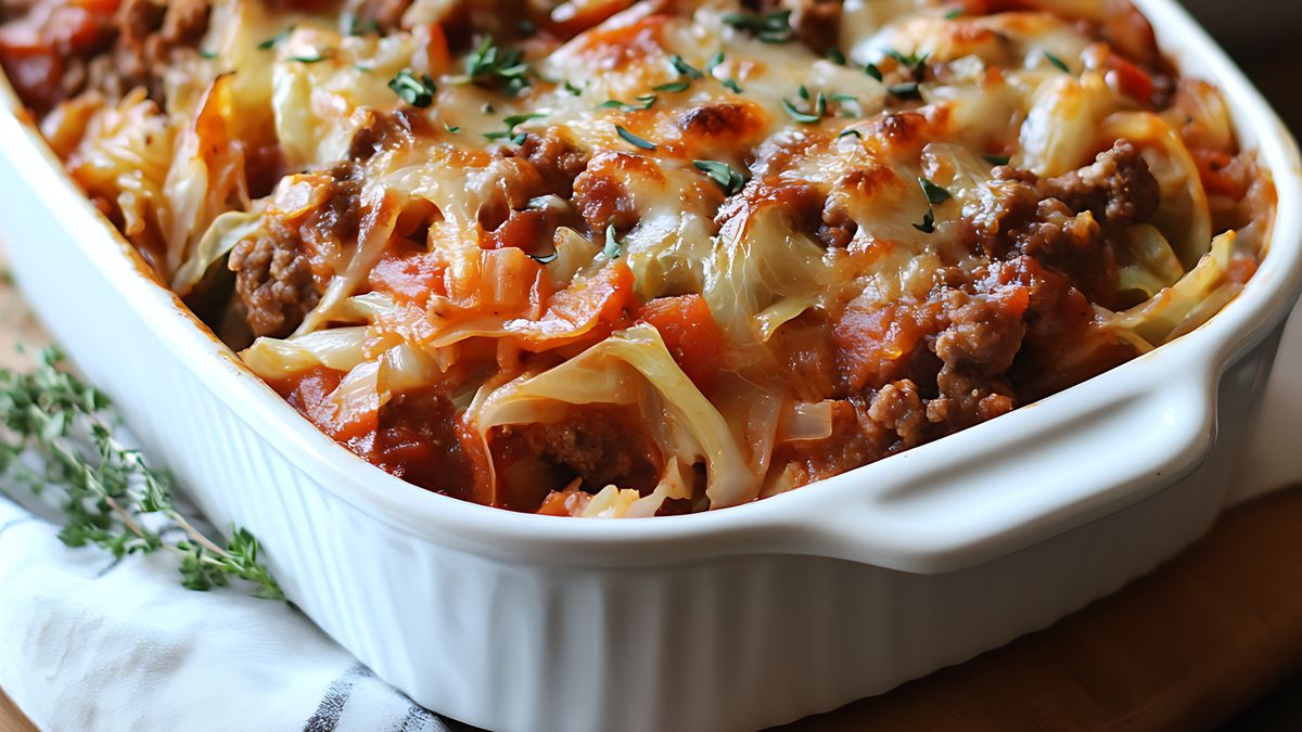 Kurczak zapiekany z młodą kapustą i ziemniakami