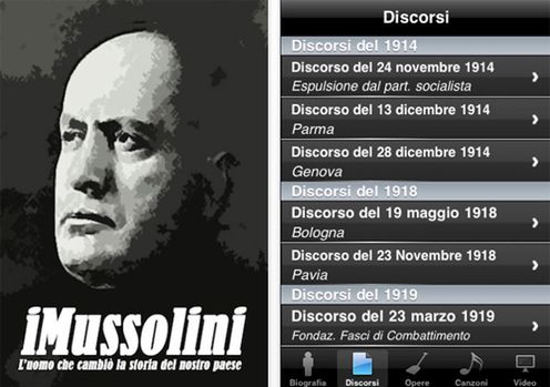 Uważaj! Mussolini może przemówić z twojego iPhone’a!
