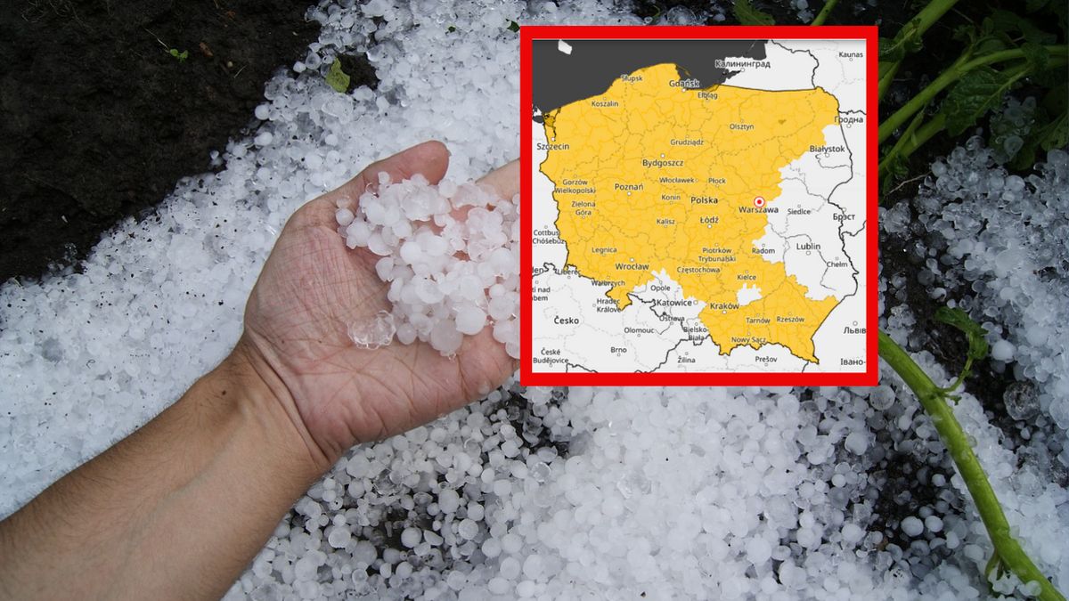 Kolejne dni mogą przynieść burze z gradem