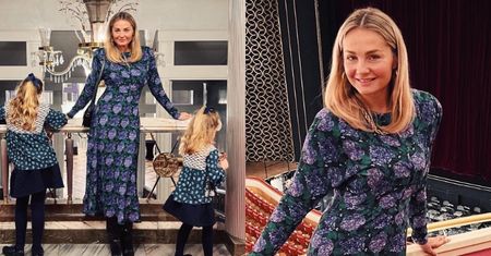 DUMNA Małgorzata Socha chwali się STOJĄCYMI TYŁEM córkami w operze. Ubrała je jak BLIŹNIACZKI (FOTO)