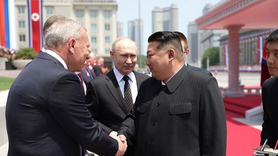 Władimir Putin z wizytą w Korei Północnej w czerwcu 2024