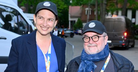 RZADKI WIDOK: Anna Cieślak i Edward Miszczak na wspólnym zdjęciu z okazji świąt. "Ania i Edi"