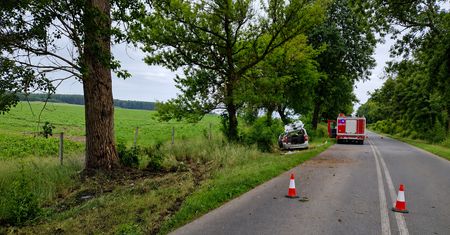 Wypadek na trasie Jastrowie-Sypniewo. Kobieta trafiła do szpitala